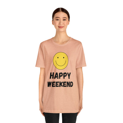 Happy Weekend Smiley Face Shirt