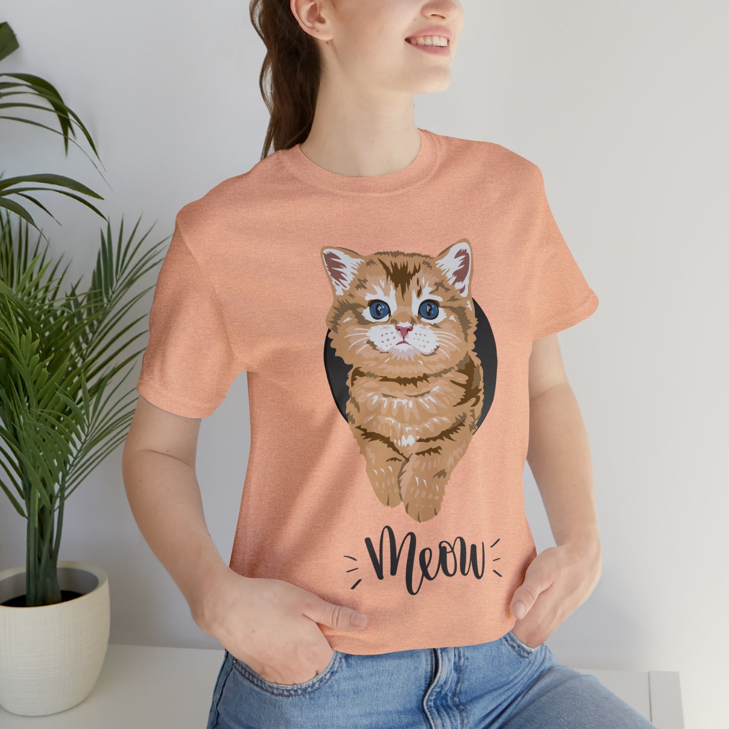 Meow Cat Portrait Shirt