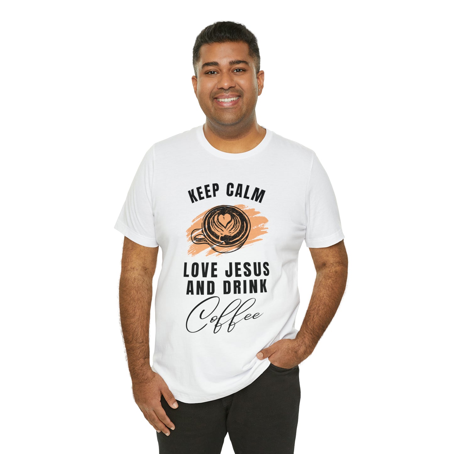 Keep Calm, Love Jesus, & Drink Coffee Shirt