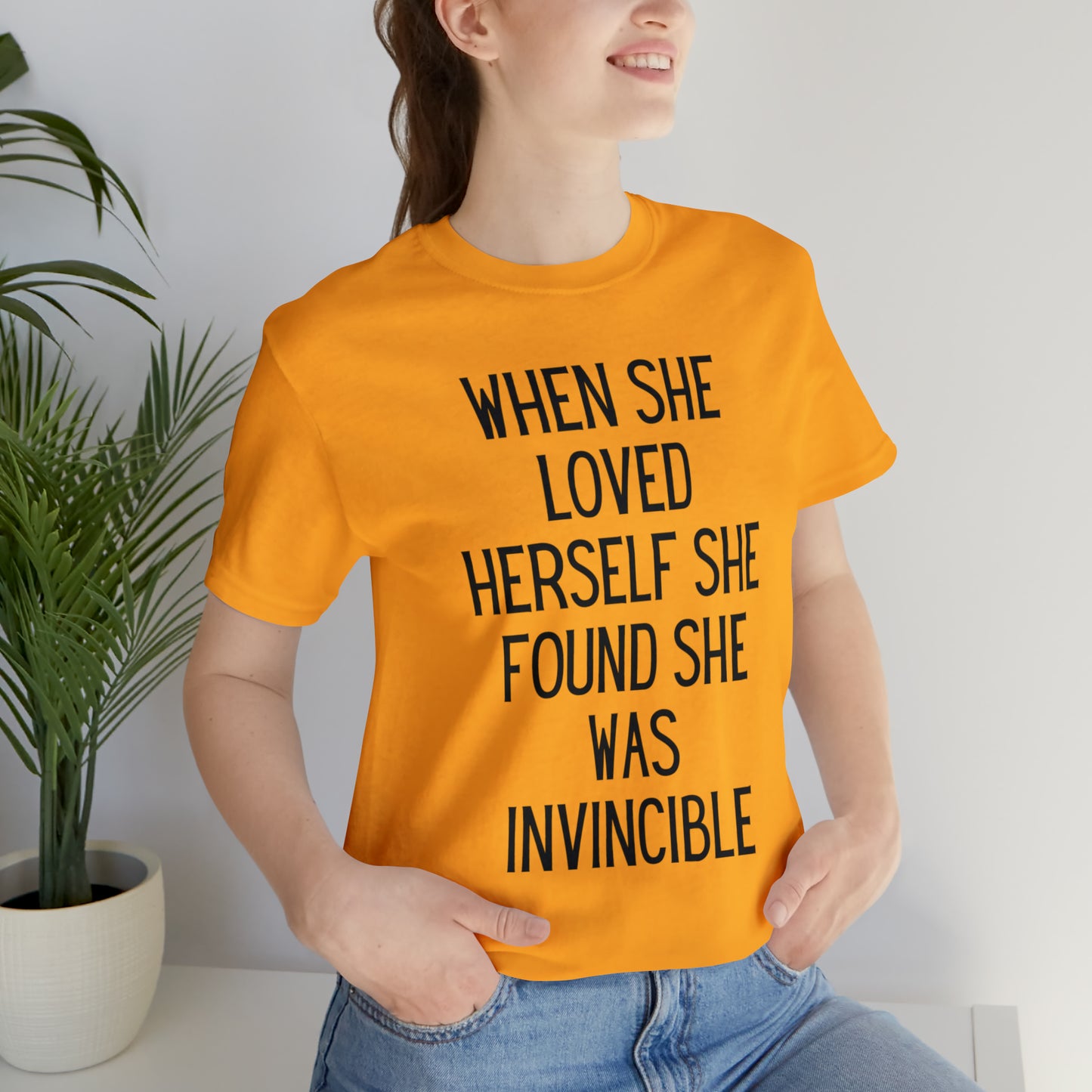 When She Loved Herself She Found She Was Invincible