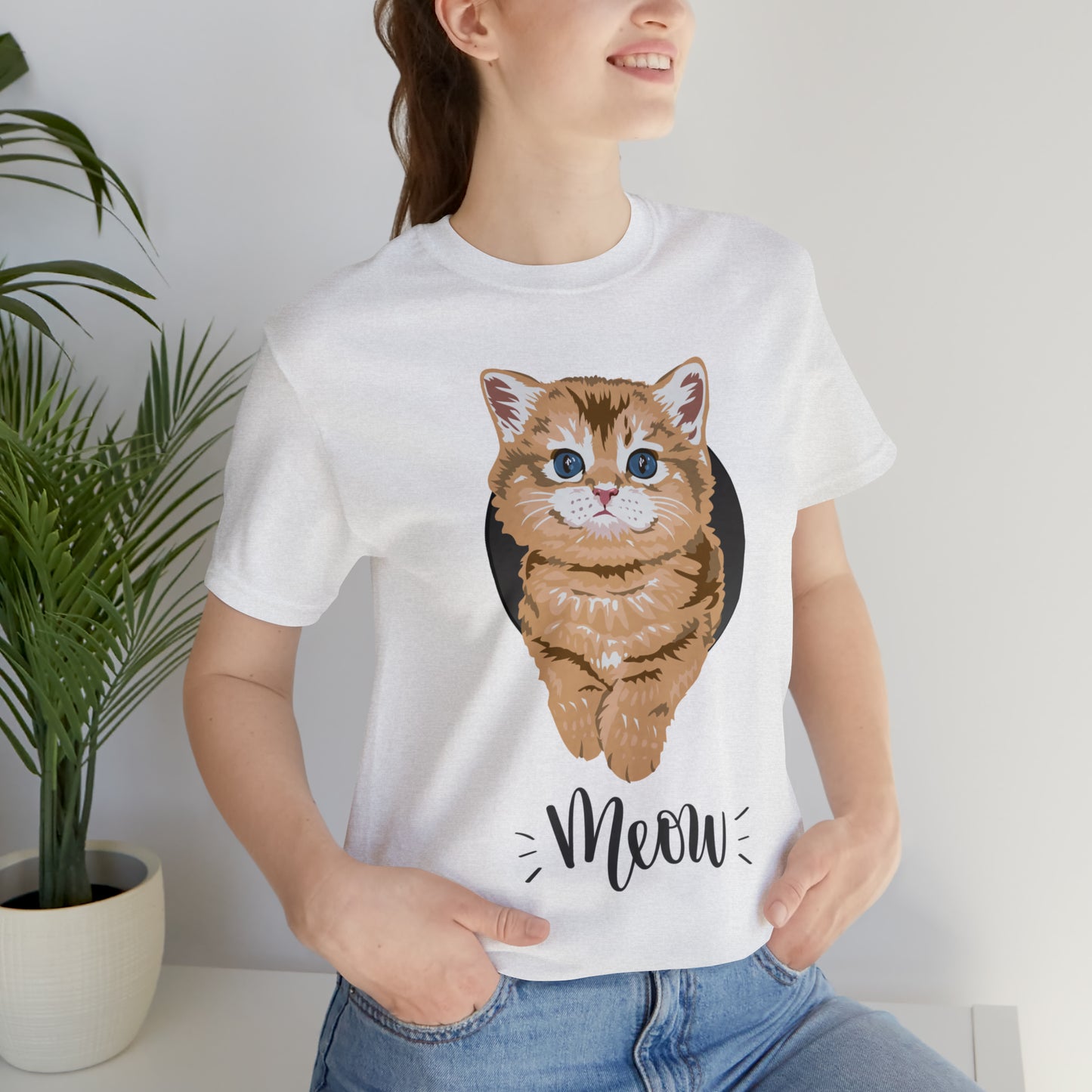 Meow Cat Portrait Shirt