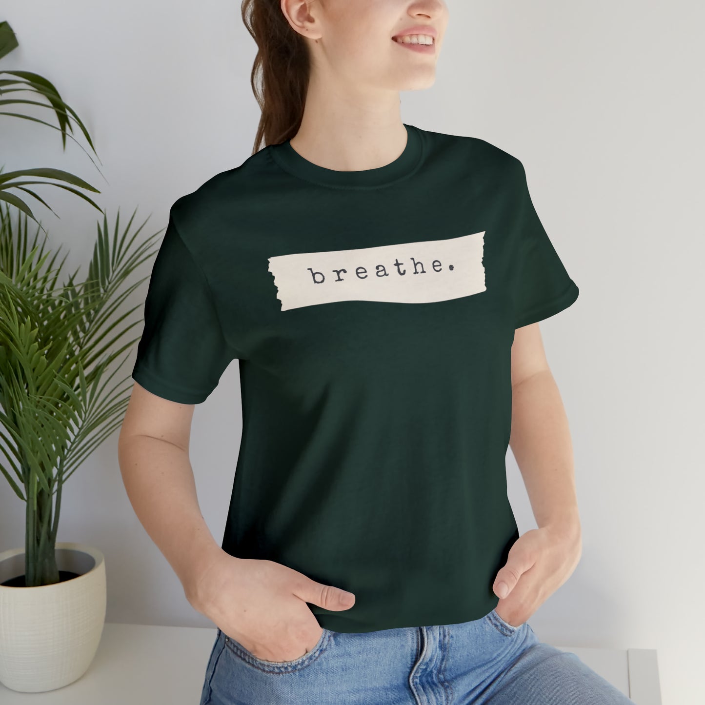 Breathe Note Motivational Shirt