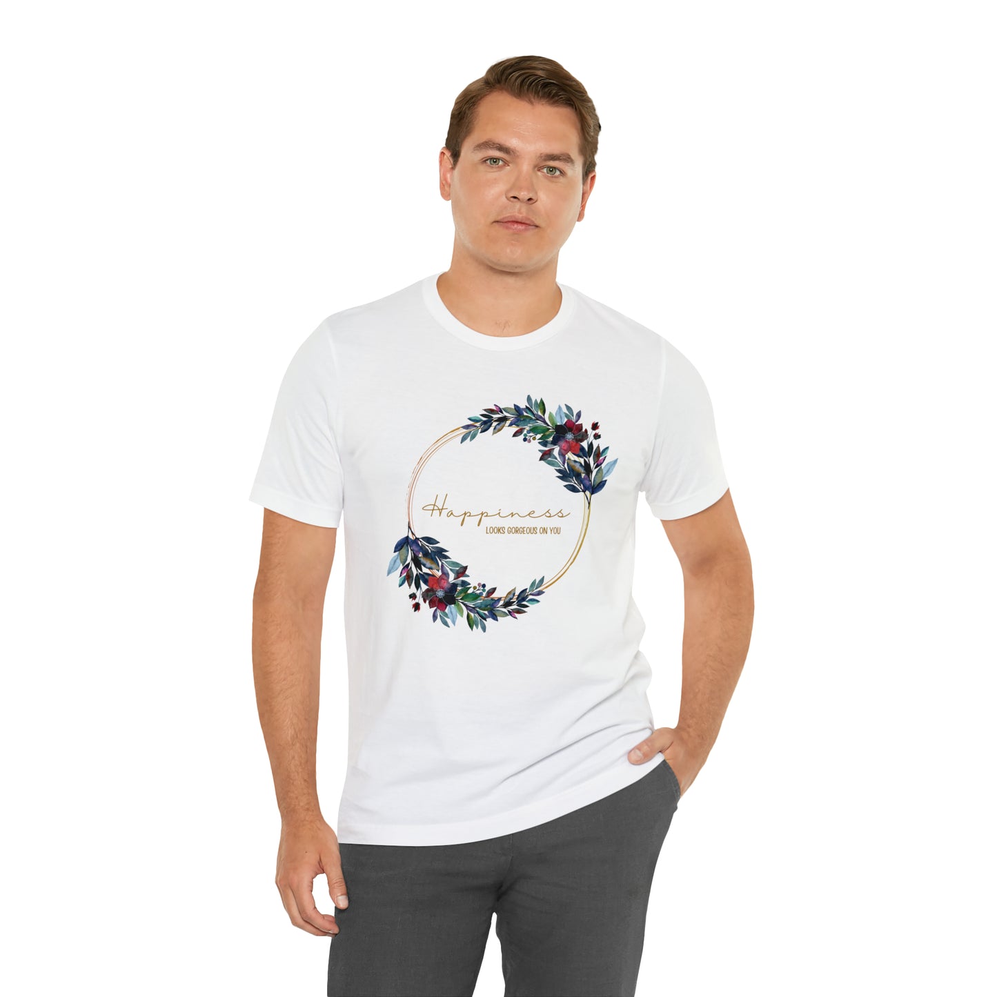 Happiness Looks Gorgeous On You Cursive Shirt