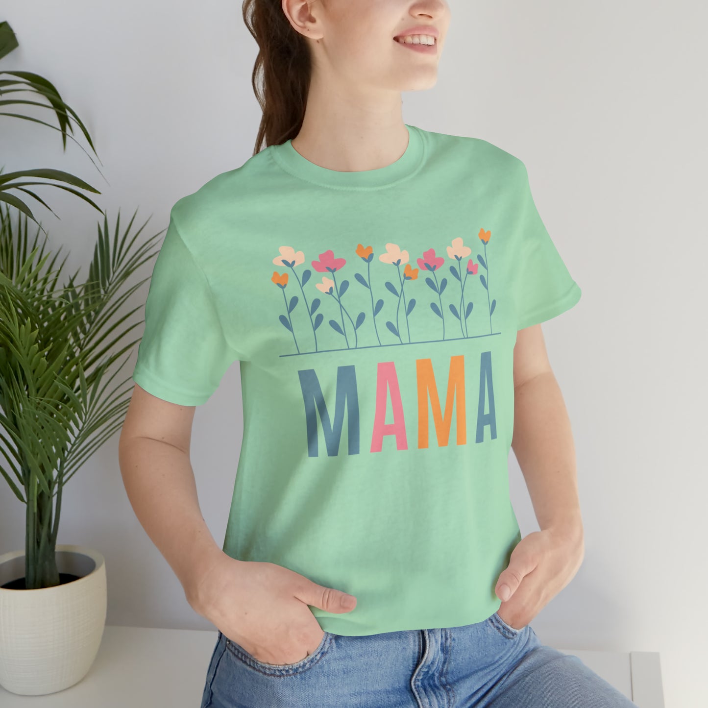 Mama Flower Mother Shirt