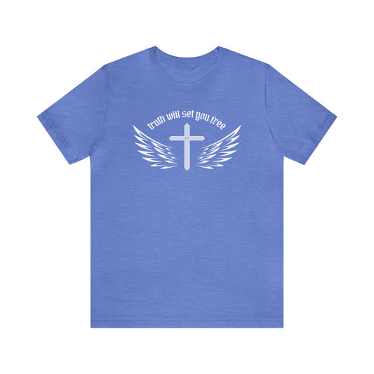 Truth Will Set You Free Cross Wings Shirt