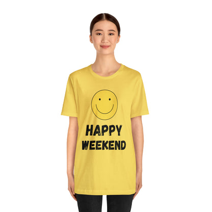 Happy Weekend Smiley Face Shirt