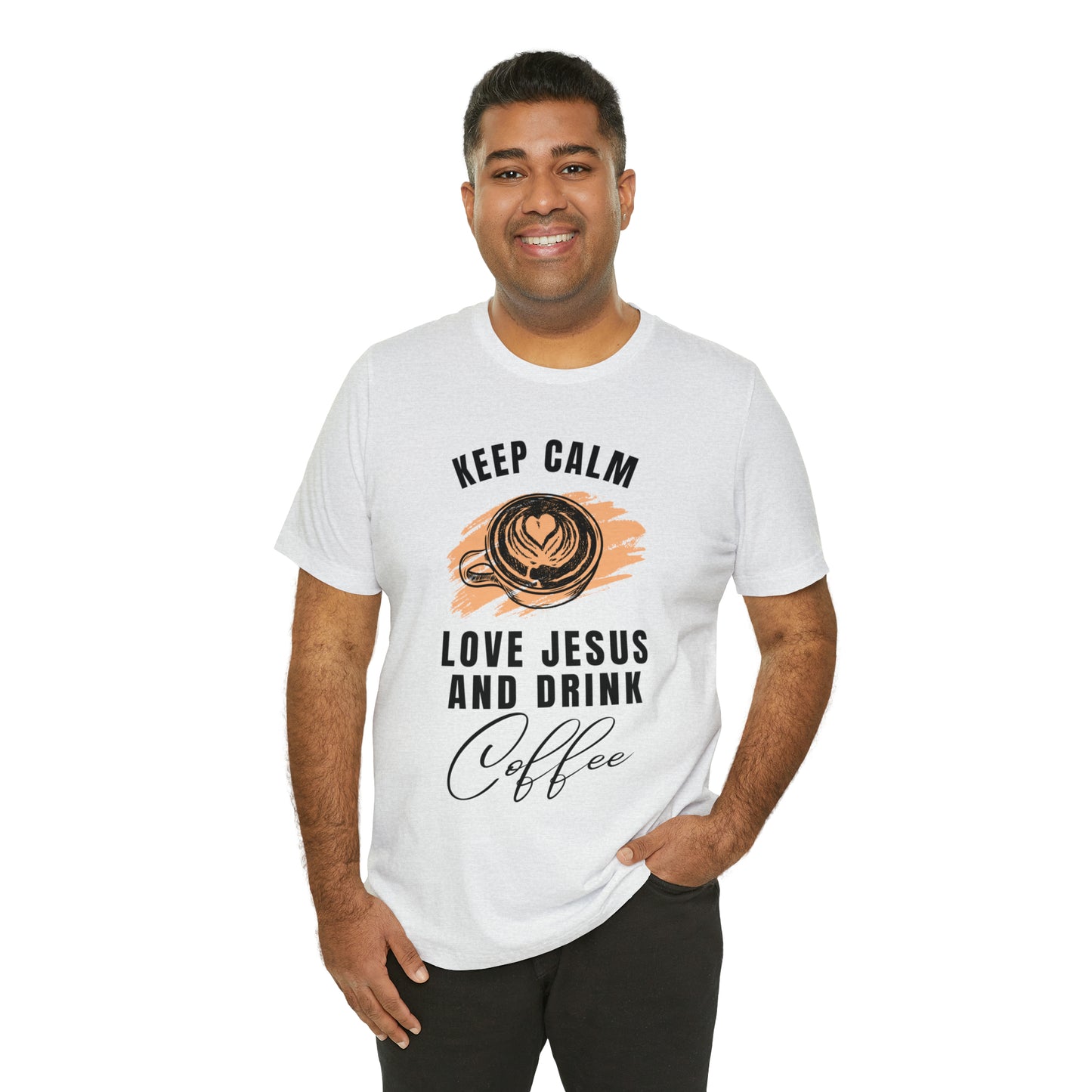 Keep Calm, Love Jesus, & Drink Coffee Shirt