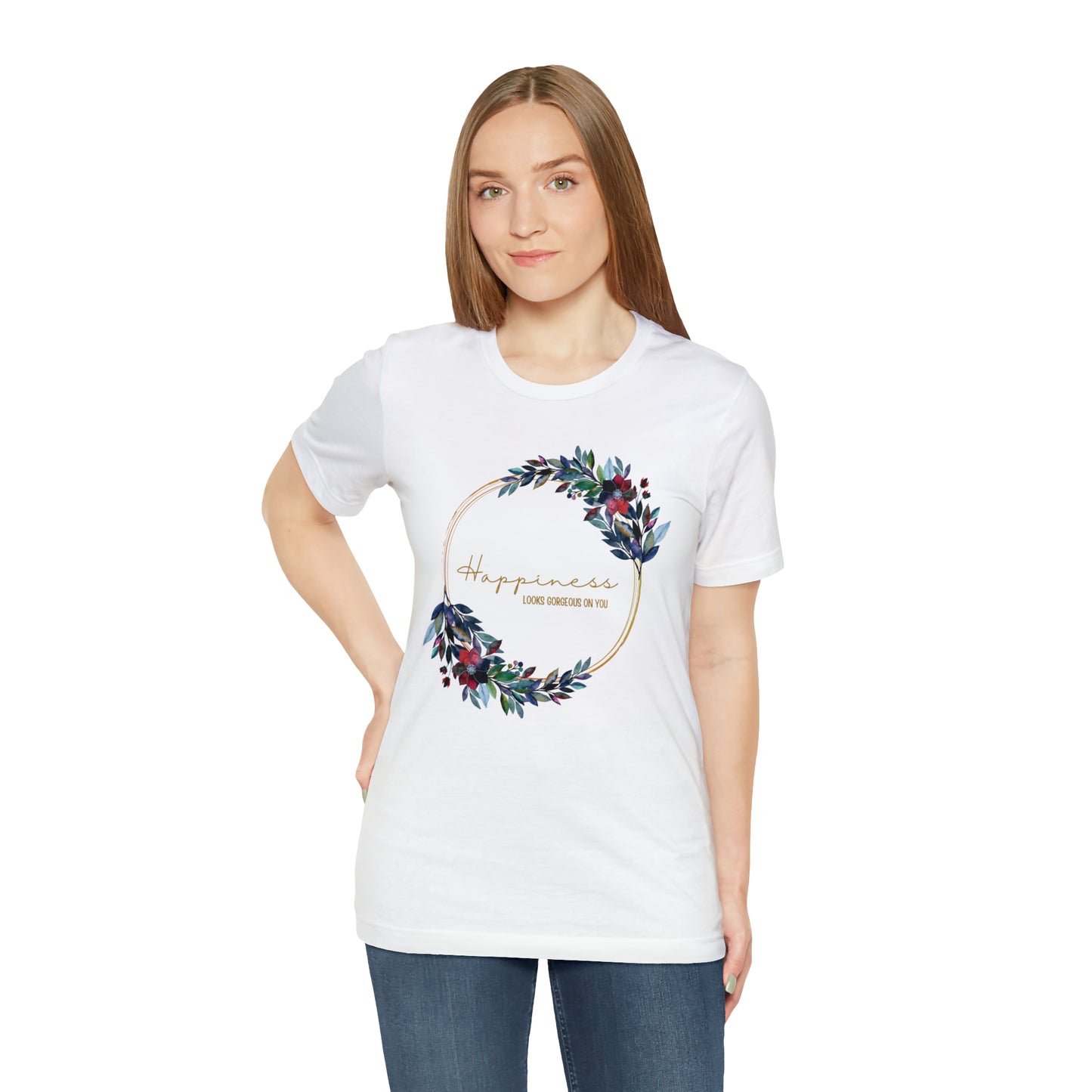 Happiness Looks Gorgeous On You Cursive Shirt