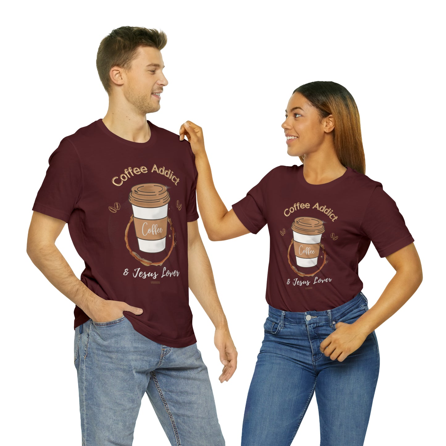 Coffee Addict & Jesus Lover Shirt