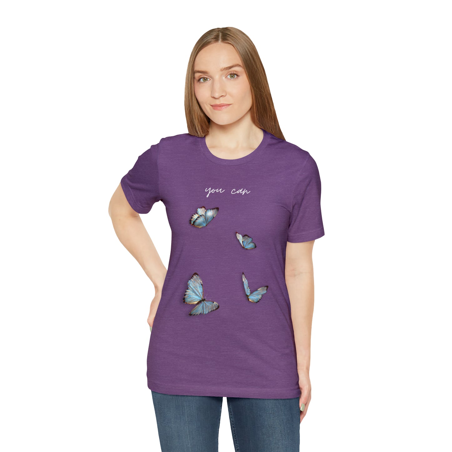 You Can Cursive Butterfly Shirt