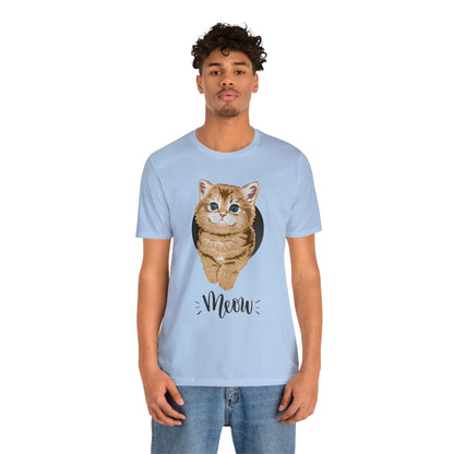 Meow Cat Portrait Shirt