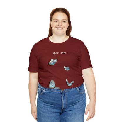 You Can Cursive Butterfly Shirt