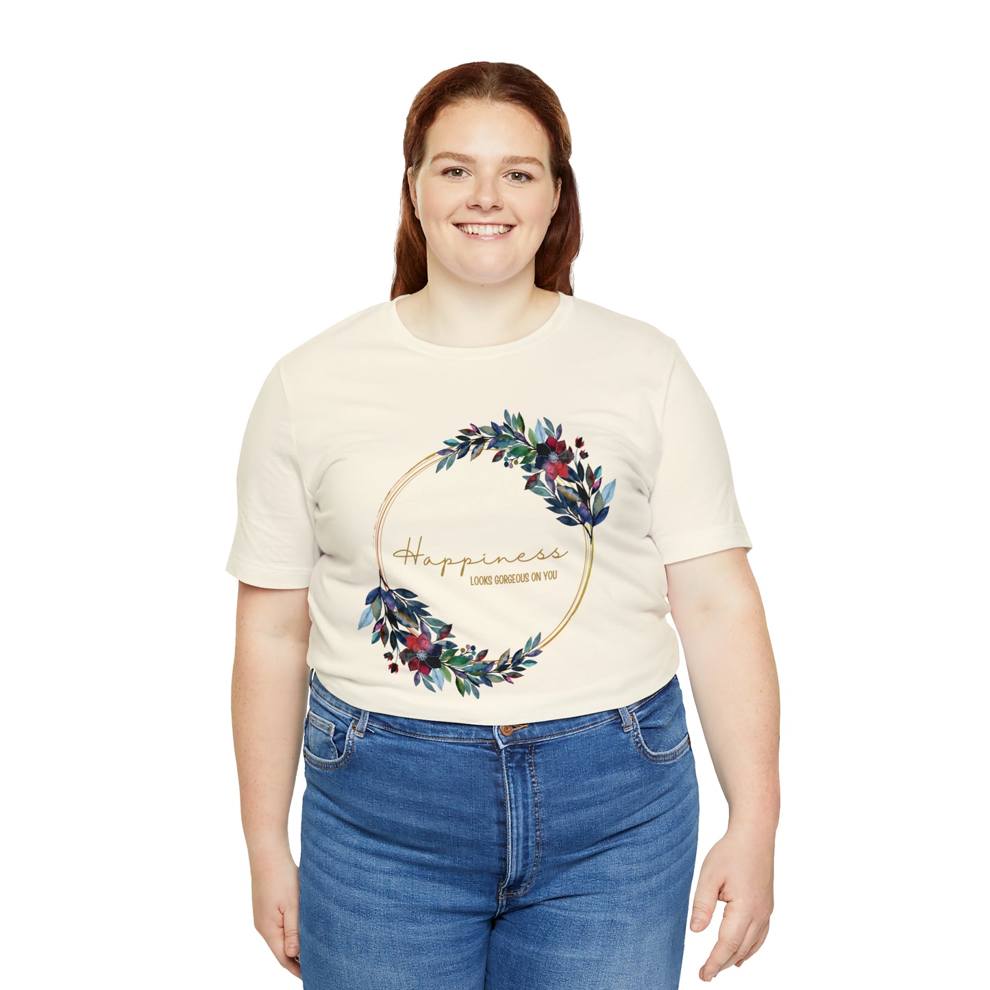 Happiness Looks Gorgeous On You Cursive Shirt