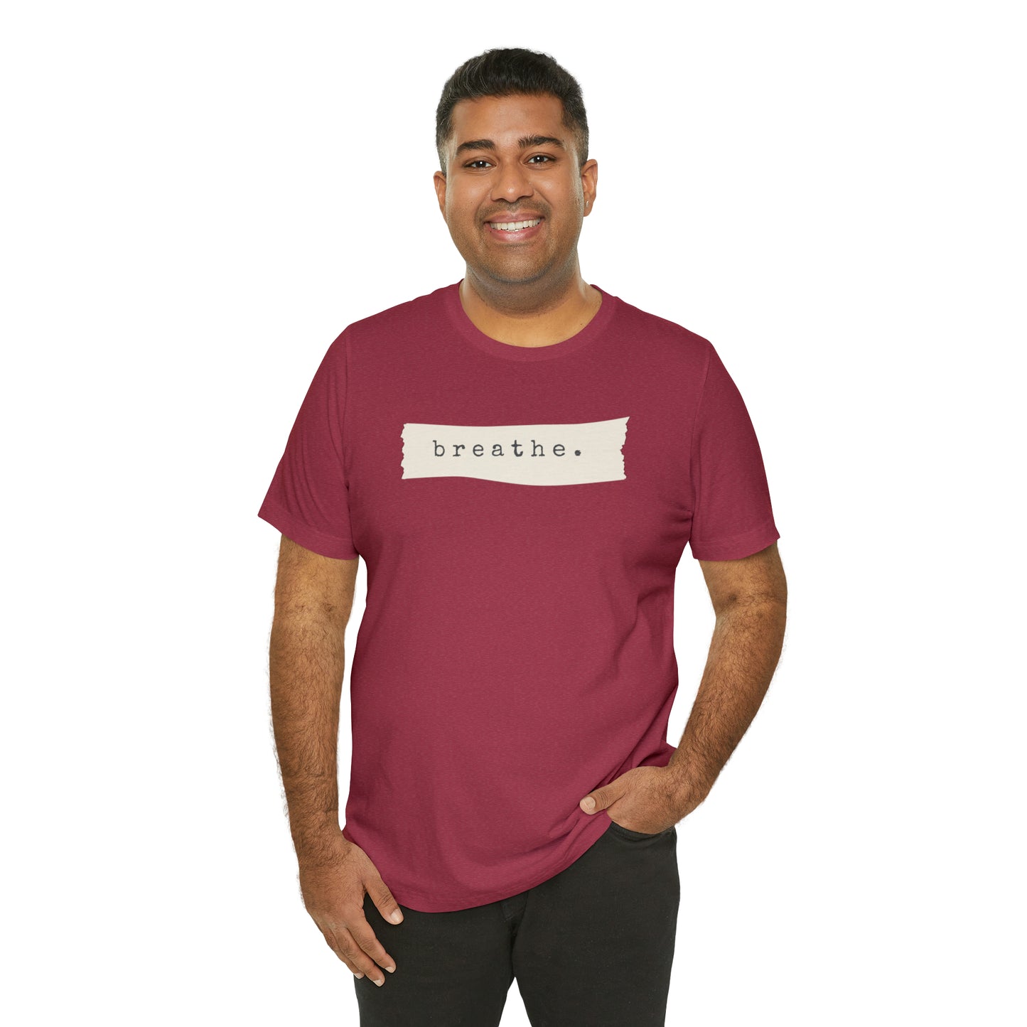 Breathe Note Motivational Shirt