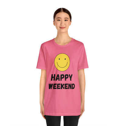 Happy Weekend Smiley Face Shirt