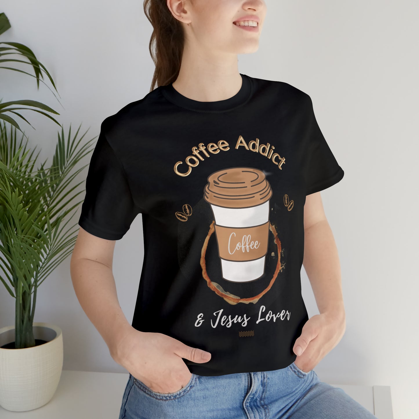 Coffee Addict & Jesus Lover Shirt