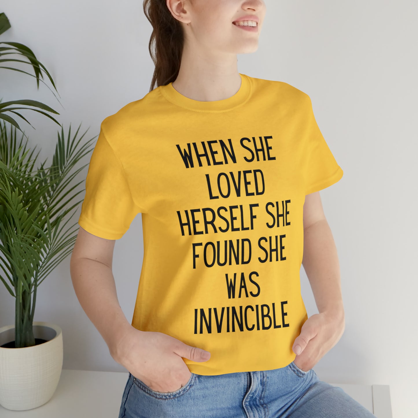 When She Loved Herself She Found She Was Invincible