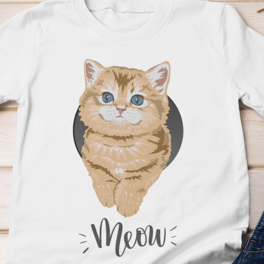 Meow Cat Portrait Shirt