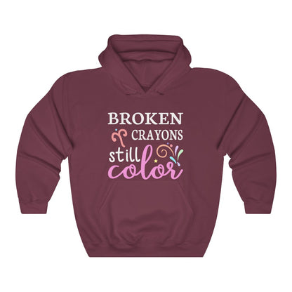 Broken Crayons Still Color Women's Hoodie Heavy Sweatshirt