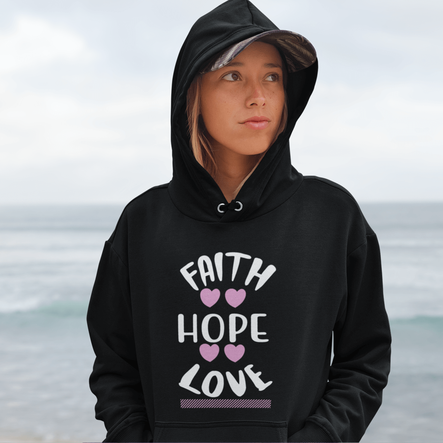 Faith hope love sweatshirt sale