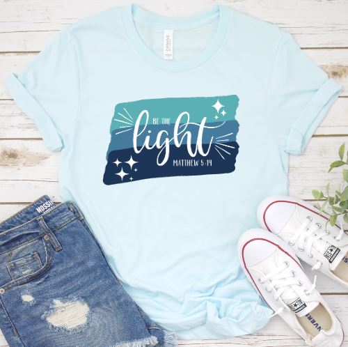 Be The Light Shirt T-shirt Lord is Light Ice Blue S