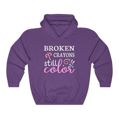 Broken Crayons Still Color Women's Hoodie Heavy Sweatshirt