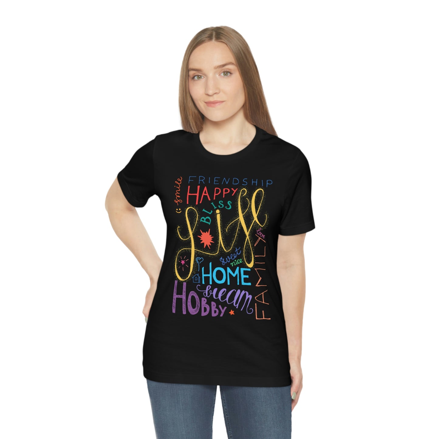 Life Handwritten Motivational Shirt