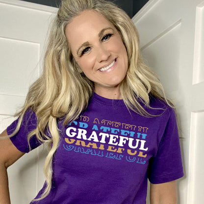 Grateful Graphic Shirt T-shirt teelaunch 