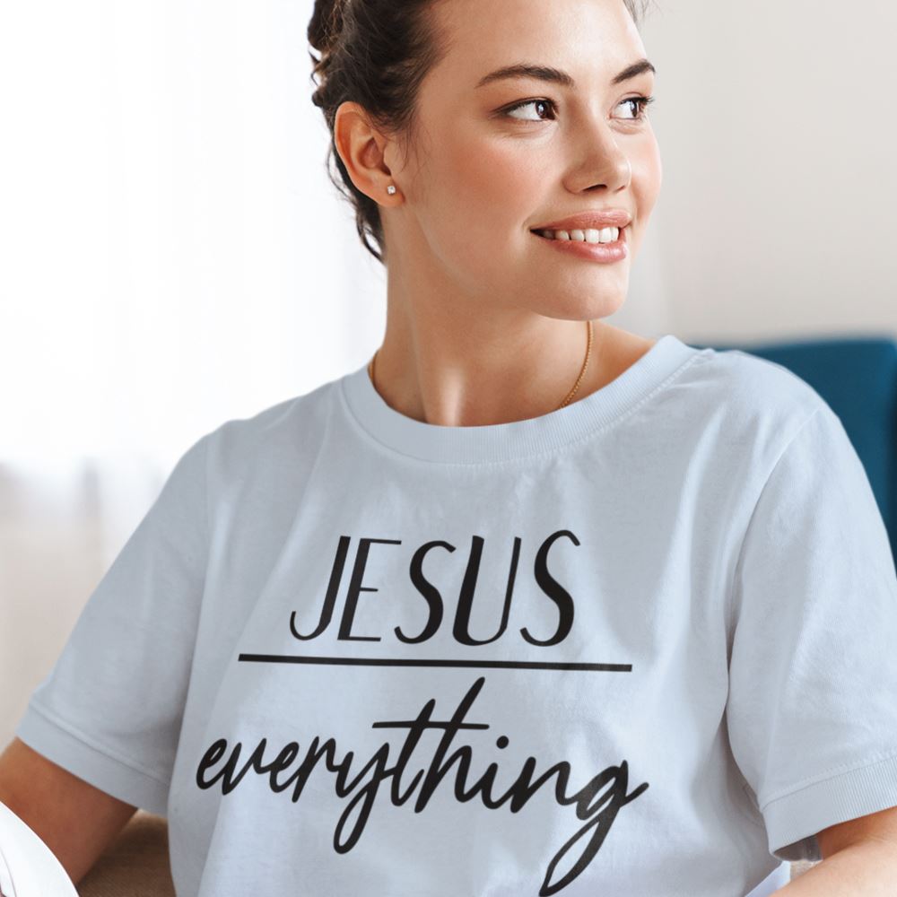 Jesus Over Everything Shirt T-shirt teelaunch 