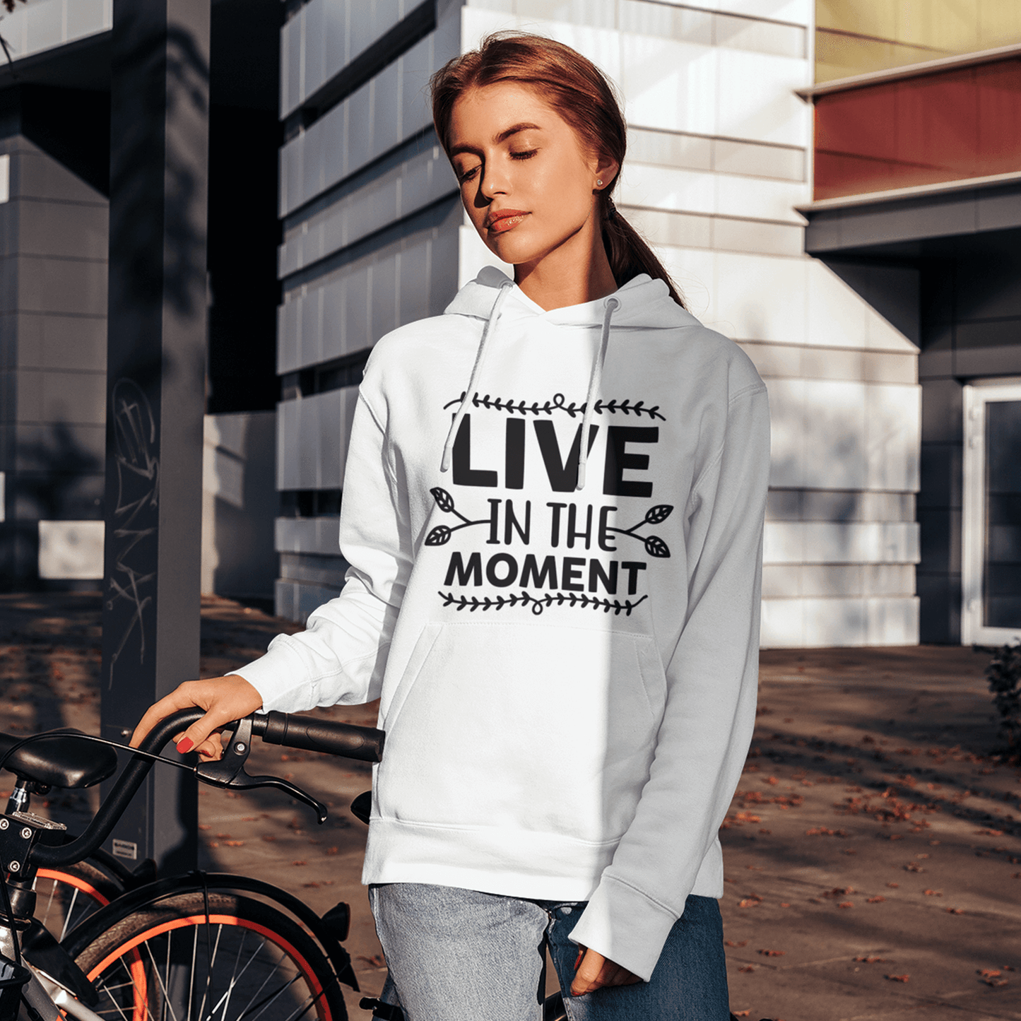 Live In The Moment Women's Hoodie Heavy Sweatshirt