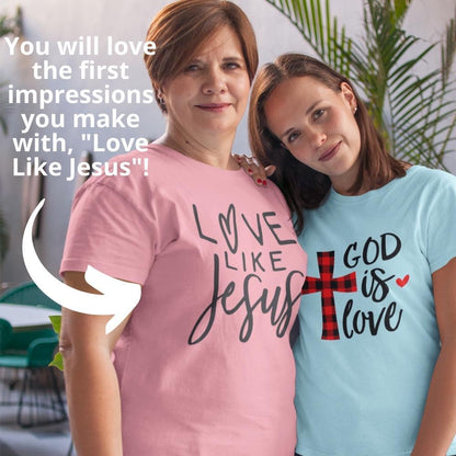 Love Like Jesus Christian Shirt T-Shirt Lord is Light 